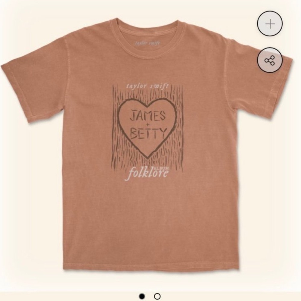 Taylor Swift James and Betty tee NWT